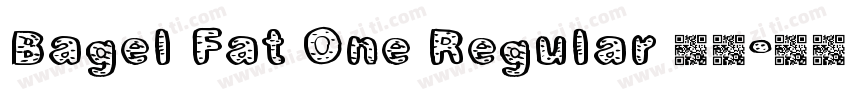 Bagel Fat One Regular 字体字体转换